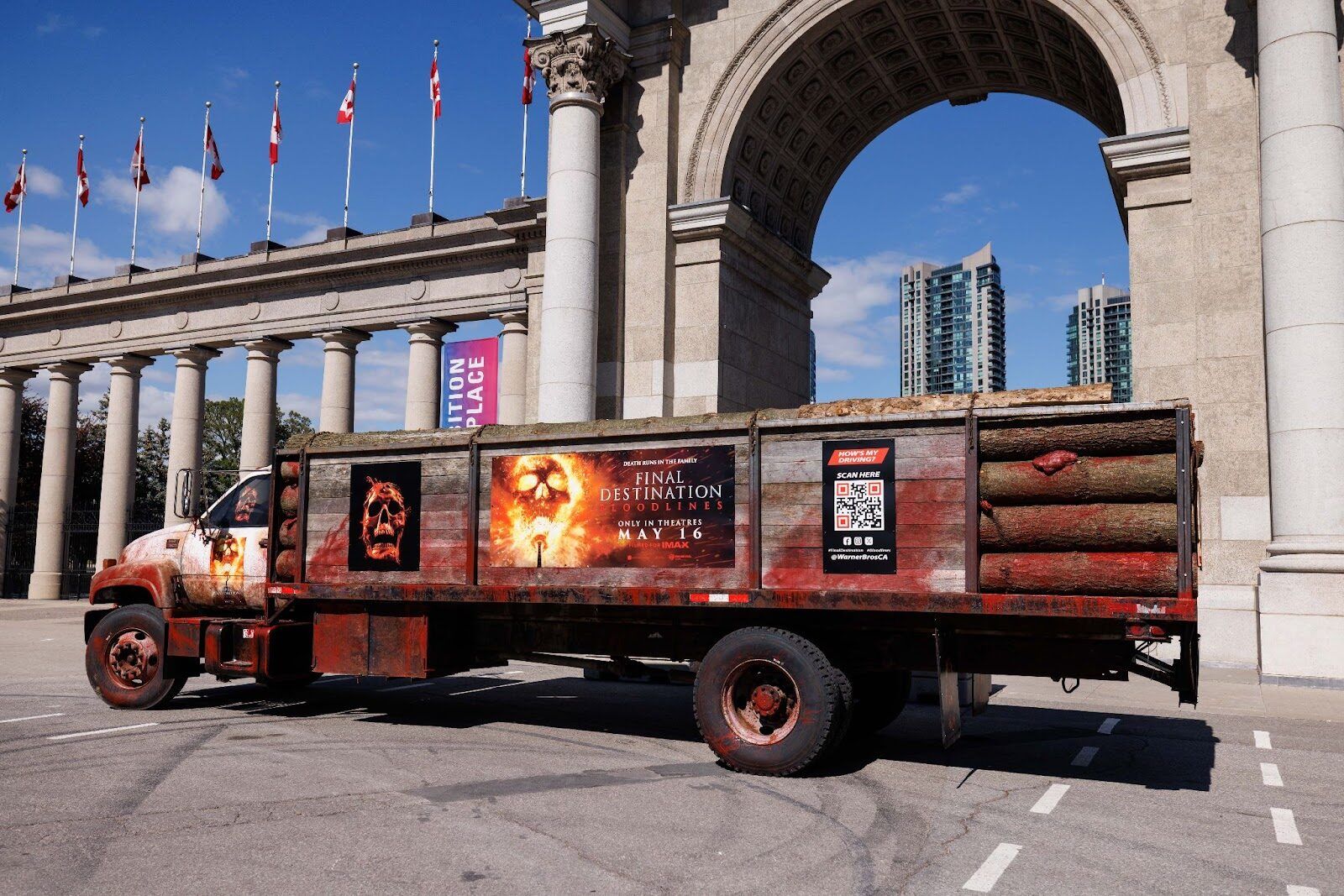 Final Destination Bloodlines Dusts Off Franchise's Iconic Log Truck in Celebration of Film Release