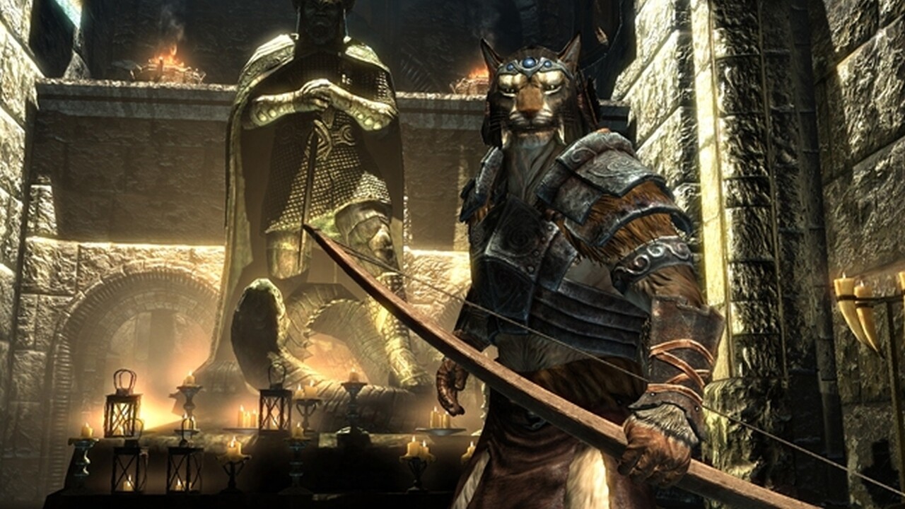 Dragons and giant spiders appear in new Skyrim screens