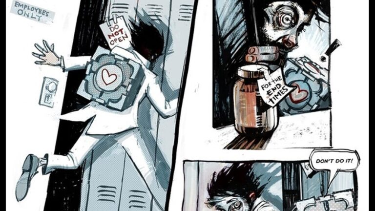Portal 2 comic to fill in the gaps between games