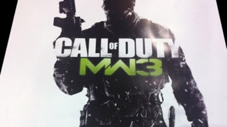 Pre-orders of Modern Warfare 3 get a poster with “exclusive information”