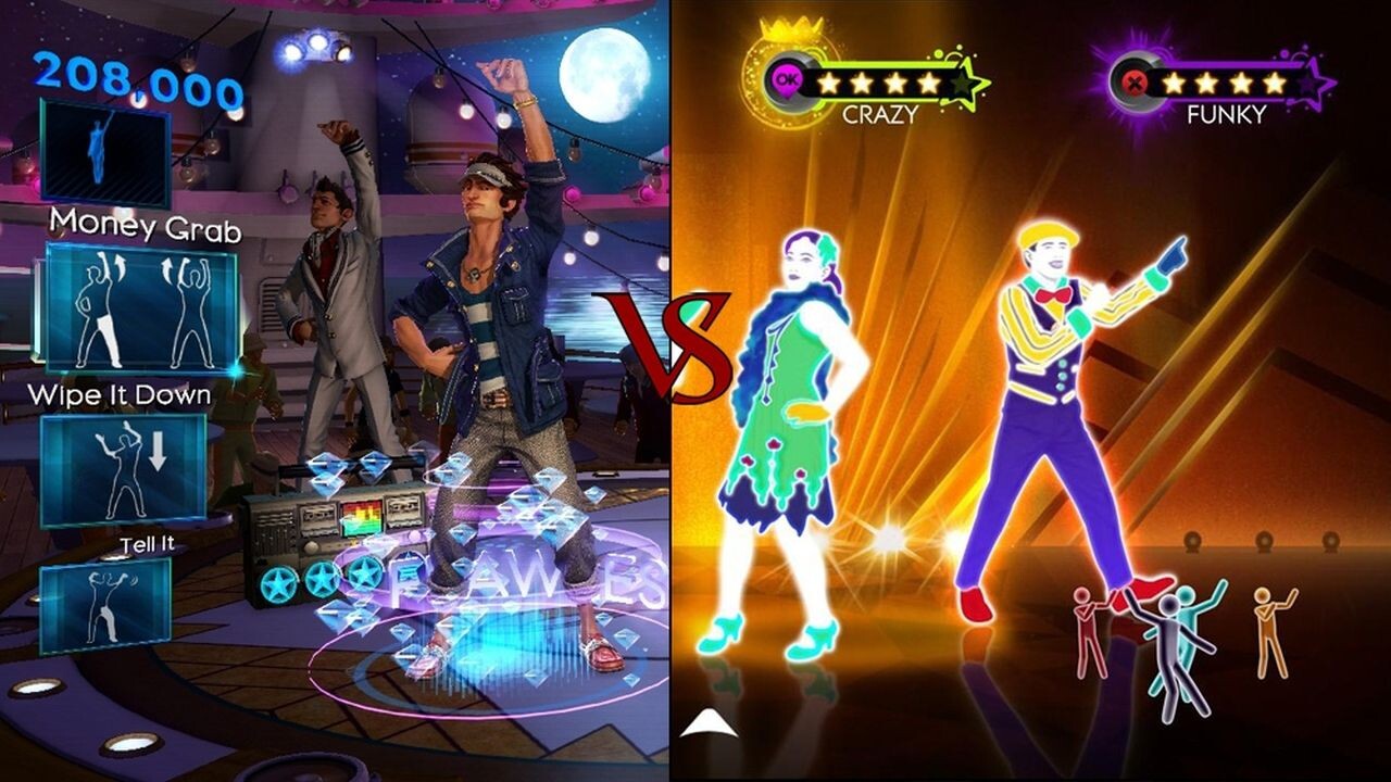 Dance Central 2 vs. Just Dance 3