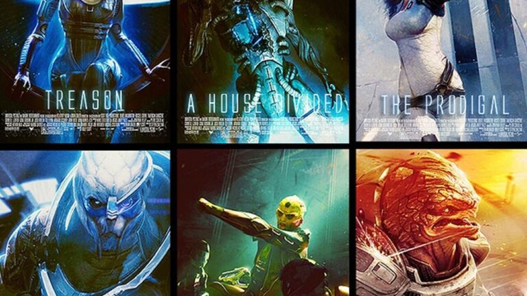 Epic Mass Effect character posters