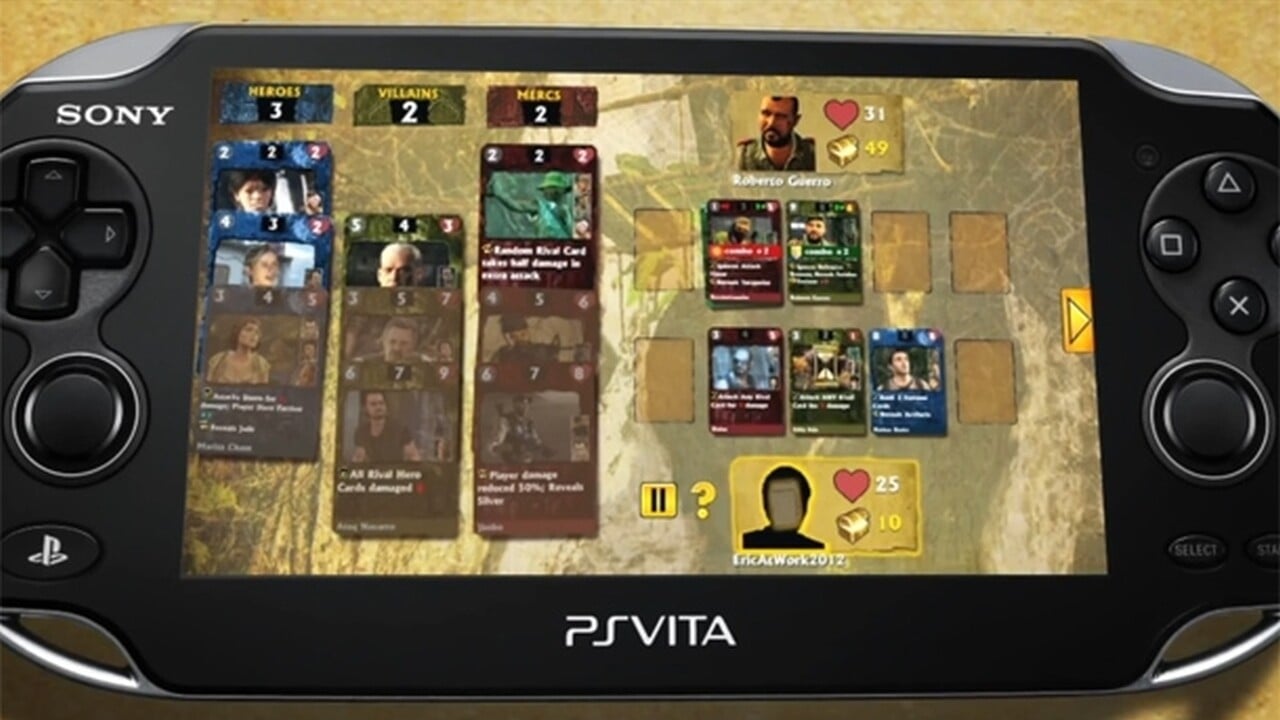 Uncharted Goes Turn Based Card Game