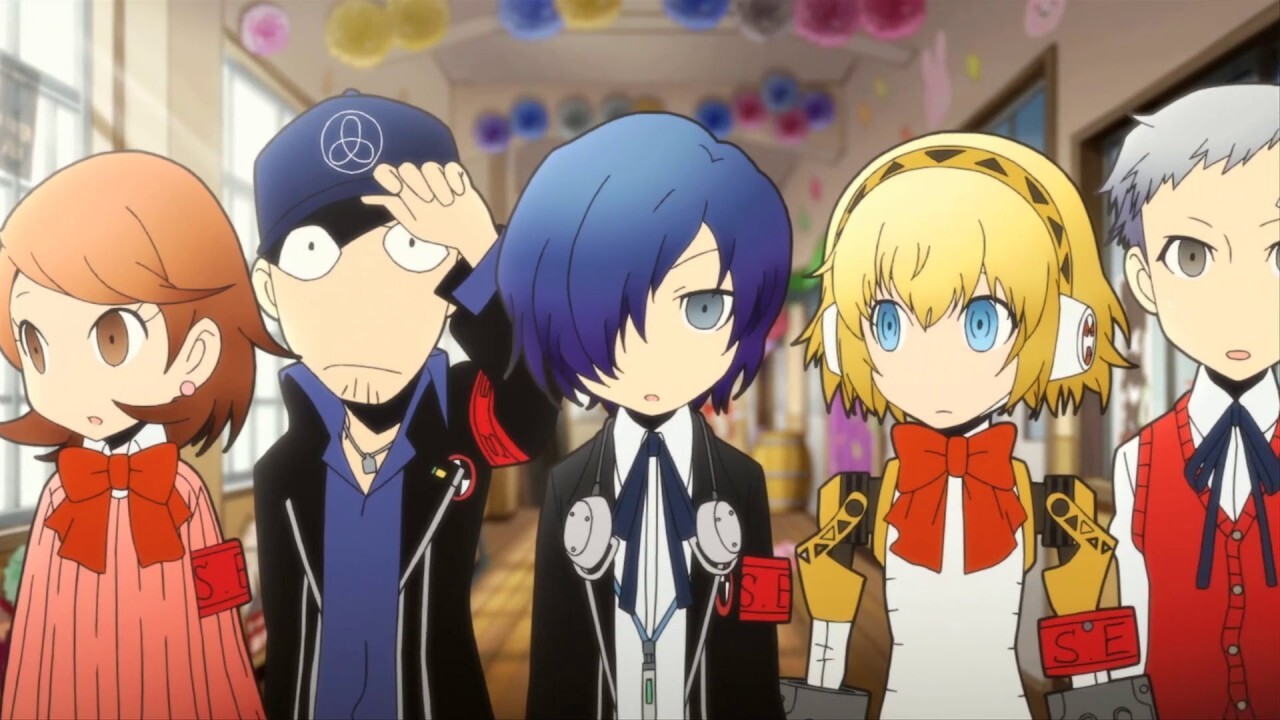 Persona Q Shows Off Yosuke and Mitsuru 1