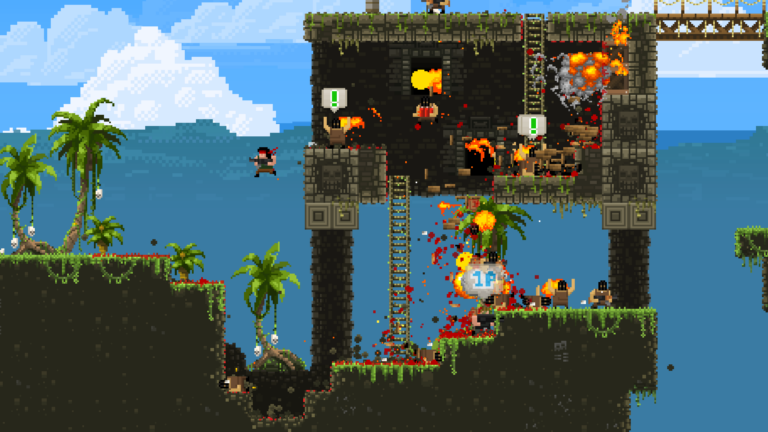 Update to Broforce Adds New Bros, Giant Death Mechs