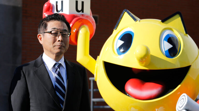Pac Man sculpture unveiled in Madrid