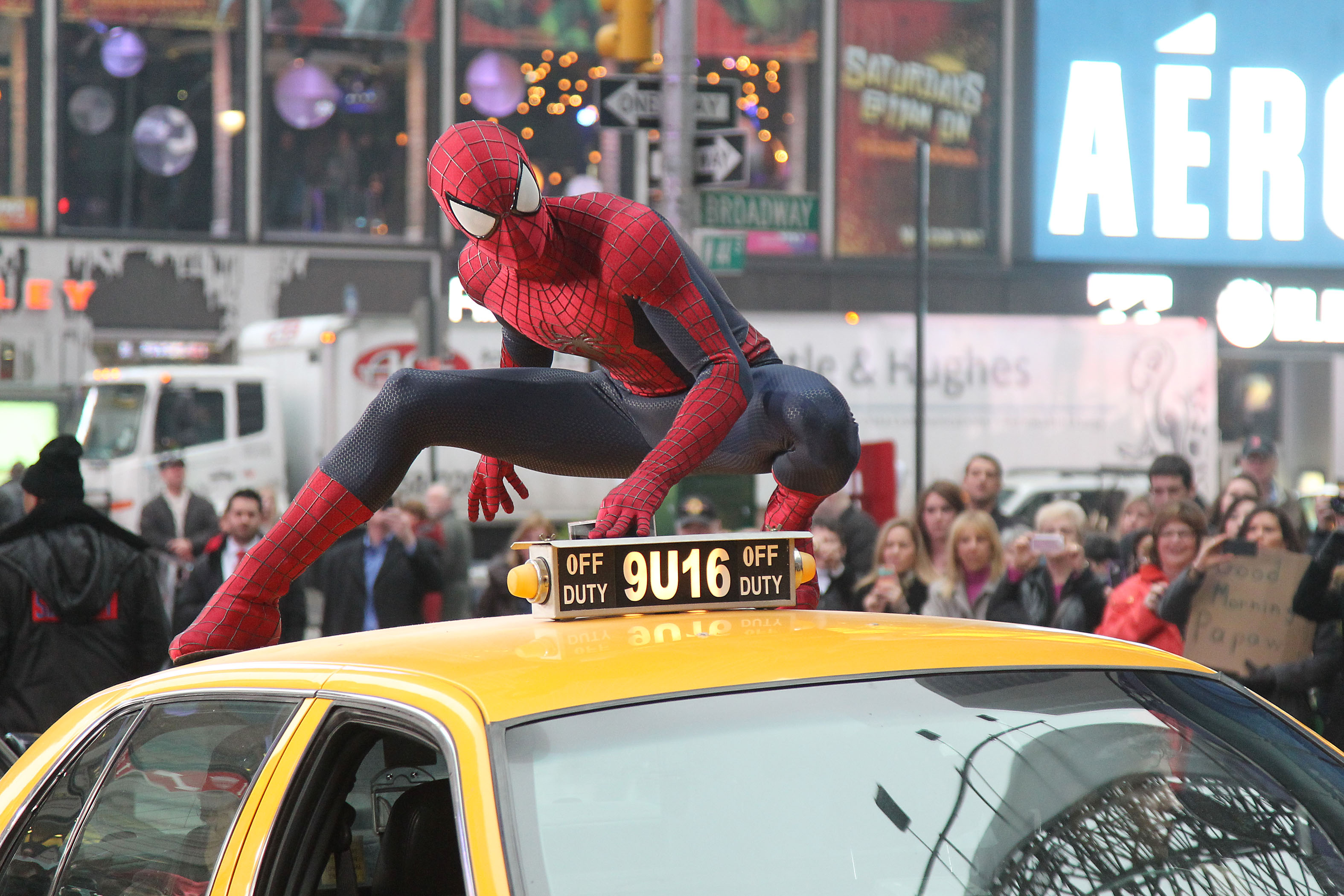 Spider-Man at GMA