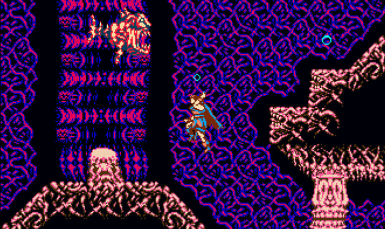 80s Metal Band Album Cover in 8-bit Form