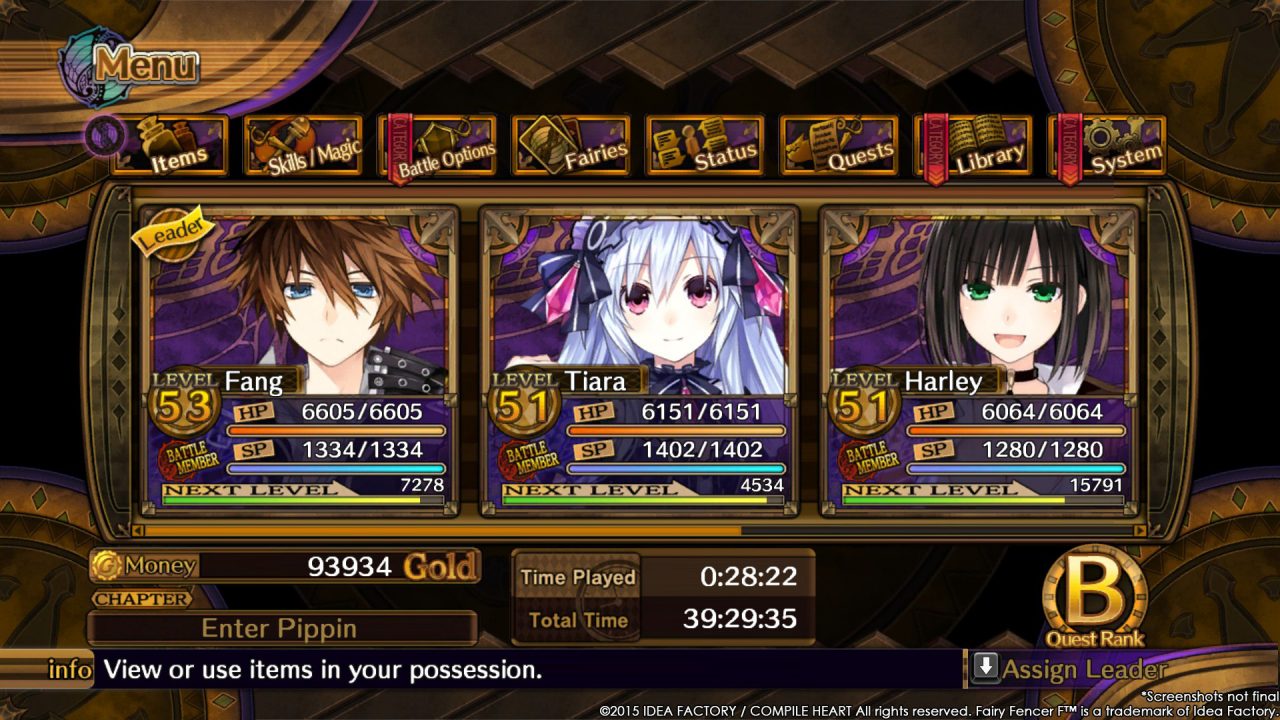 Fairy Fencer F (PC) Review 1