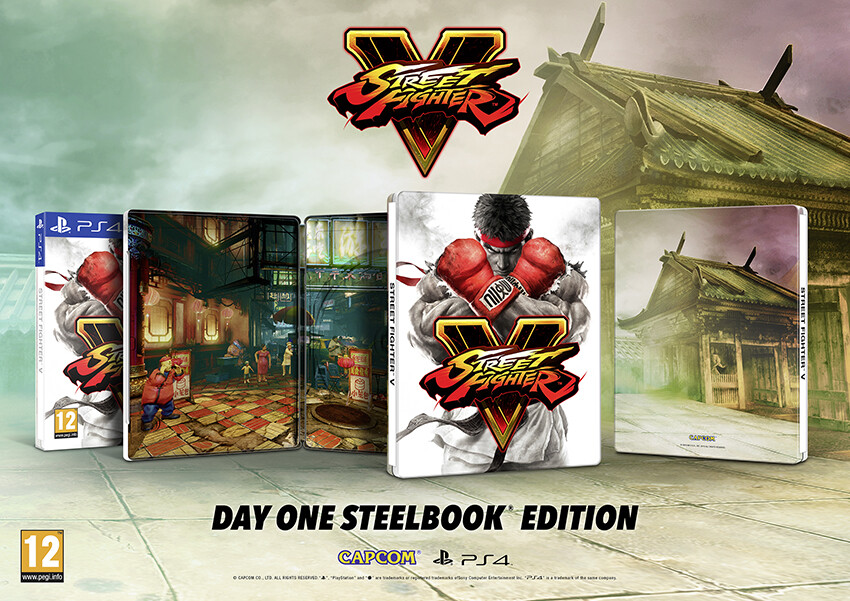 Street Fighter V Day One Steelbook Edition For Europe Day1Sfvinsert1