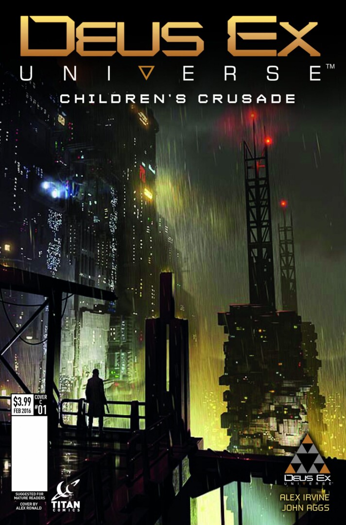 New Deus Ex Issue #1 Cover Variants Unveiled New Deus Ex Issue #1 Cover Variants Unveiled - 2015-12-01 11:59:59