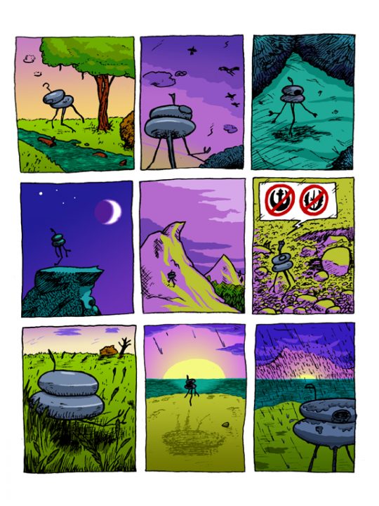 Far Away comic print-6