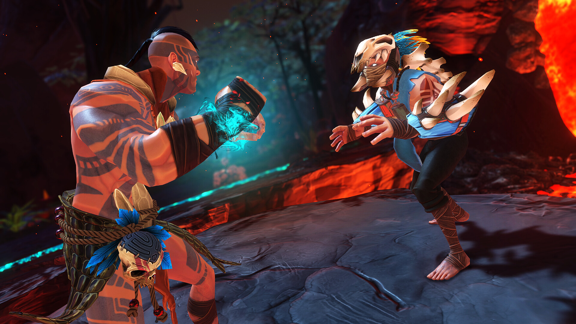 Feral Rites Is A Colourful Tribal Beat ‘Em Up 1