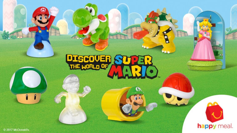 Super Mario Happy Meal Toys Now Available In America
