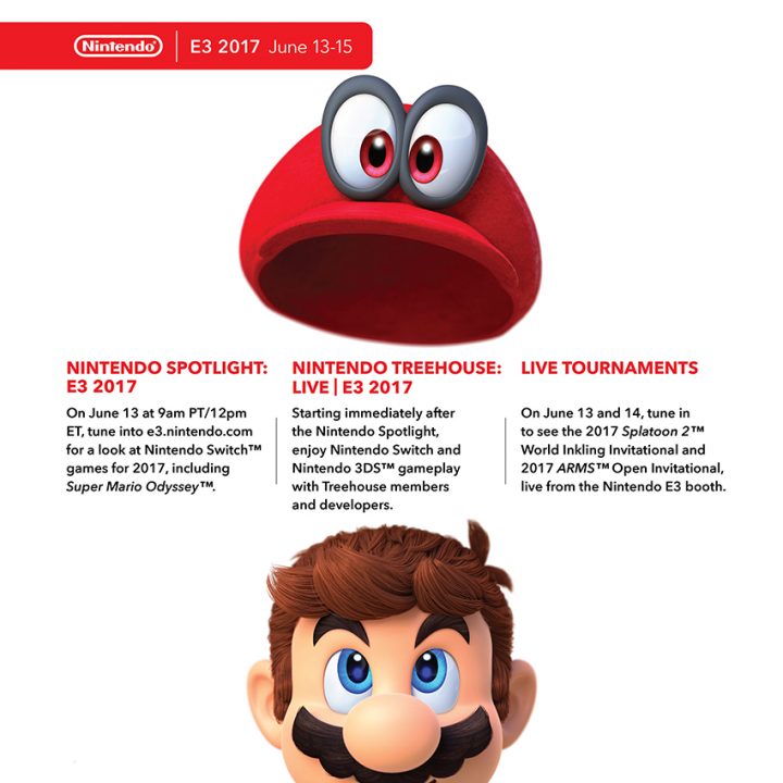 Nintendo Reveals Details for E3 2017, Headlined by Super Mario Odyssey 1