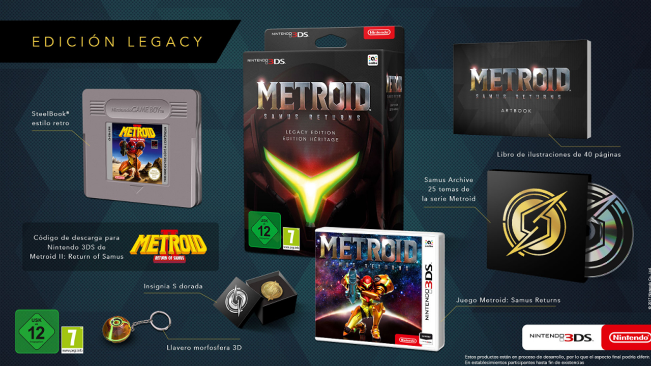 Metroid Samus Returns European Special Edition Is Packed With Content Metroid: Samus Returns To Receive Powered Up Collector'S Edition In Europe