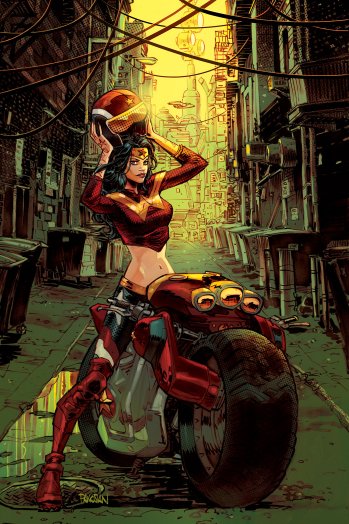 DC Unleashing Gotham City Garage Comic, Based On Series Of Popular Statues