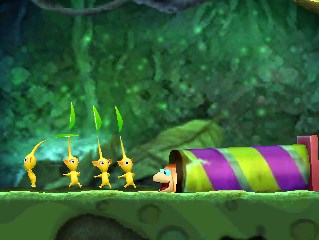 Hey! Pikmin (Nintendo 3DS) Review - Imitation gameplay 5
