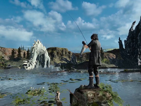 Monster of the Deep: Final Fantasy XV (PSVR) Review: Not-So-Deep Fishing Sim 1
