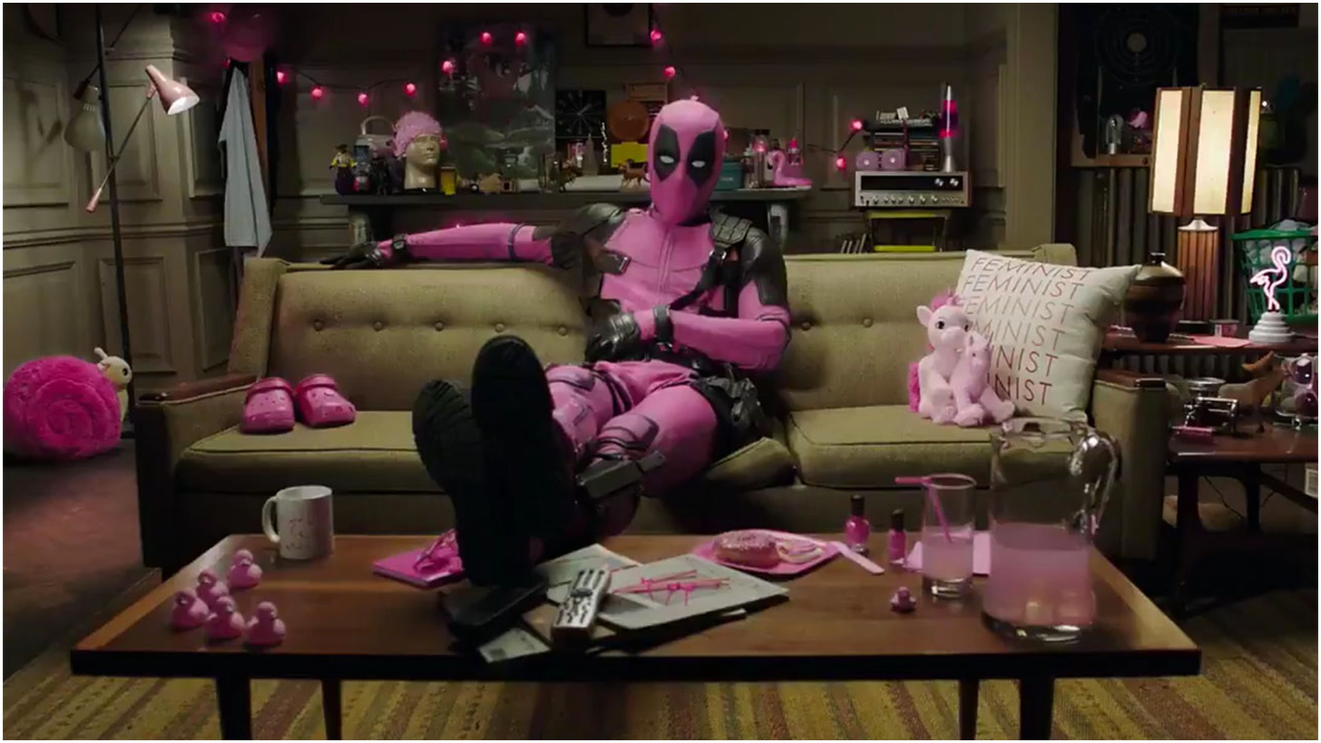 Ryan Reynolds Auctions off Pink Deadpool Suit for Cancer Charity