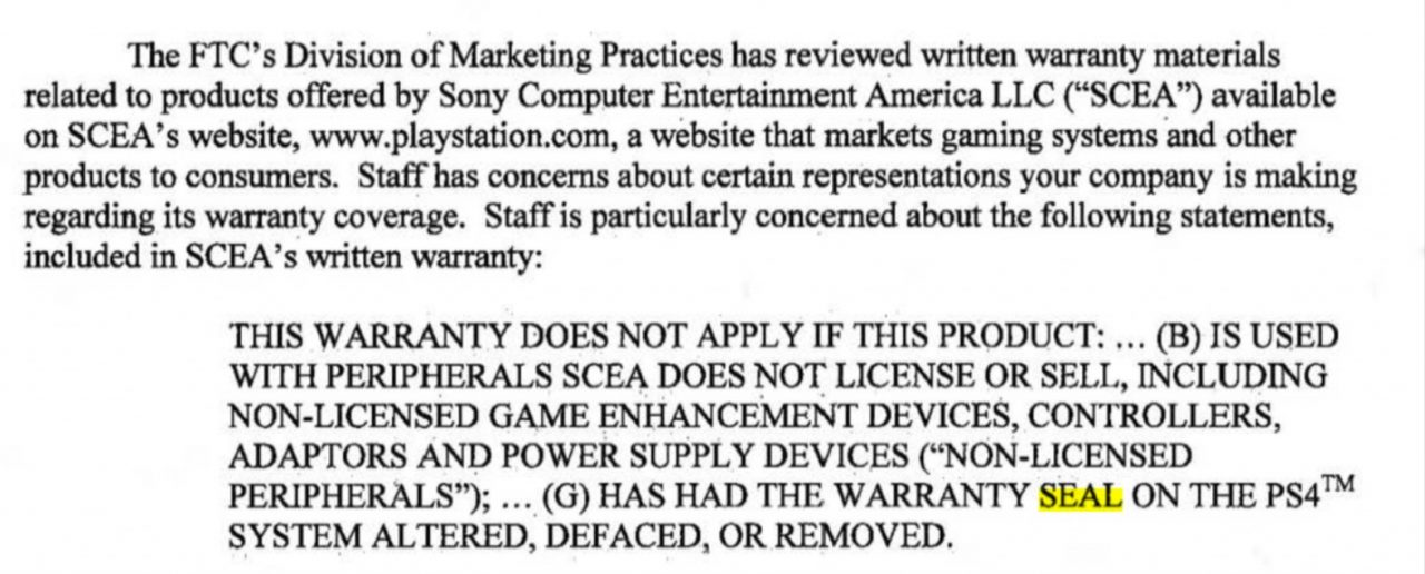 The Fcc Slams, Sony, Microsoft, Nintendo And More In Violation Of Warranty Privileges The Fcc Slams, Sony, Microsoft, Nintendo And More In Violation Of Warranty Privileges 1