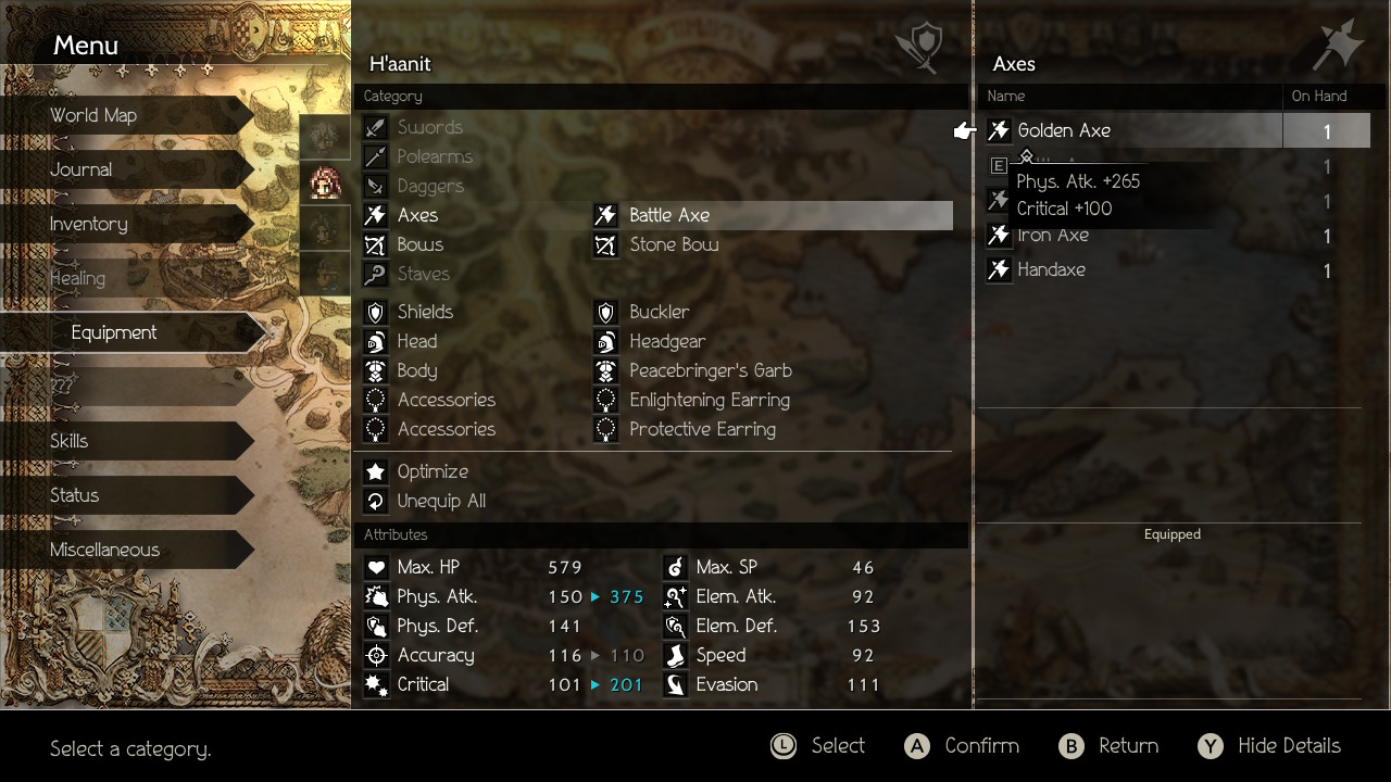 How To Get The Golden Axe In Octopath Traveler 3