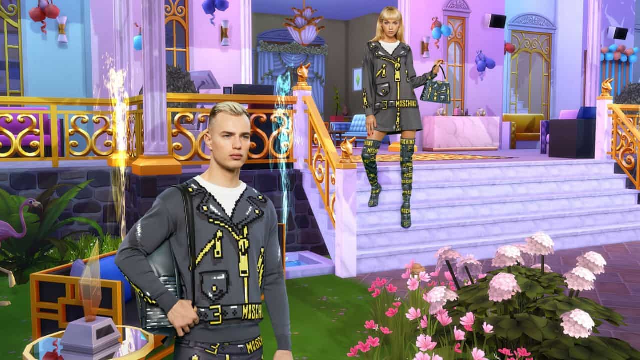 The Sims Reveals Fashion Collaboration With Luxury Brand Moschino 2