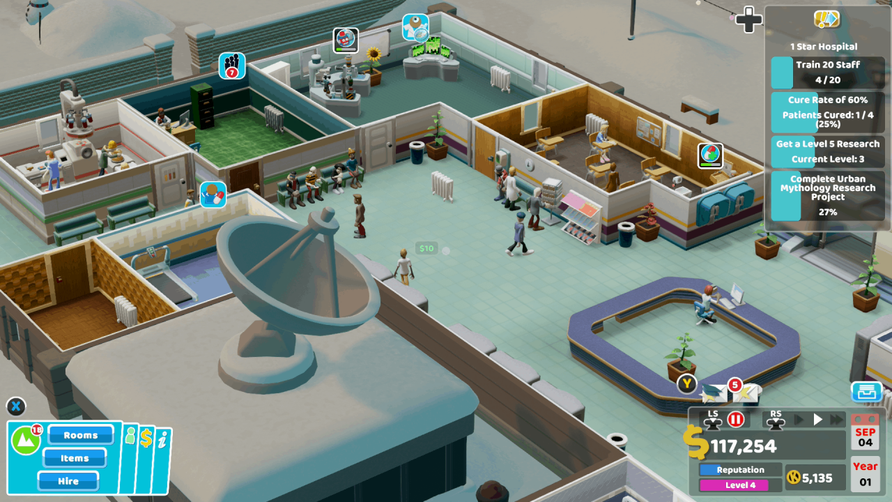 Two Point Hospital Console Review 1