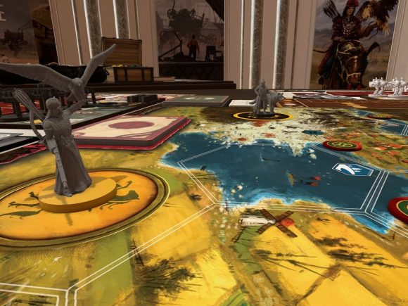 Tabletop Simulator Closes the Gap of Social Distancing