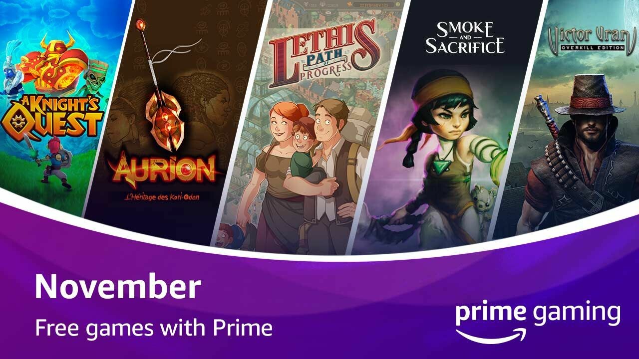 Prime Gaming's November Freebies Revealed 2