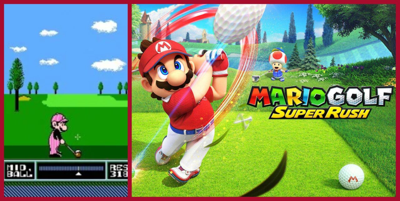 Nes Open Tournament Golf Vs Mario Golf: Super Rush