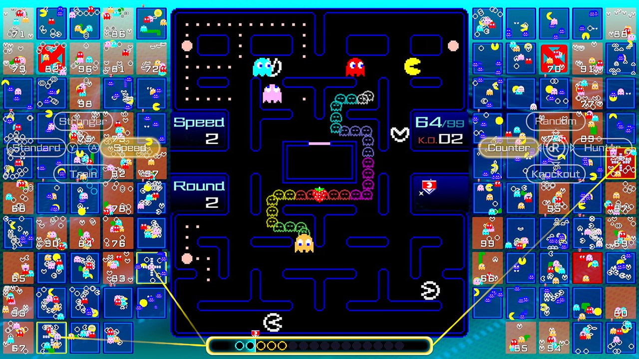 Pac-Man 99 is the same classic game you know, with an online battle royale twist.