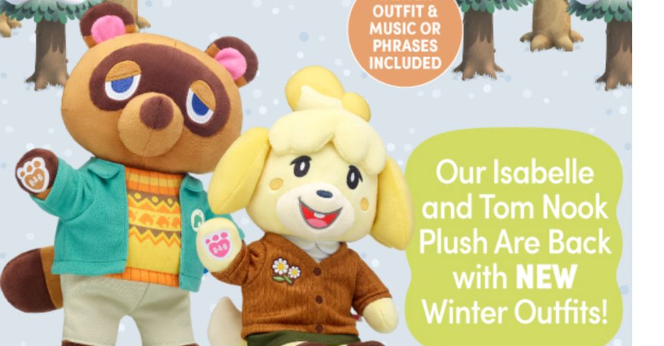 Animal Crossing Collection Coming to Build-A-Bear Workshop (Update: April 4, 2023)