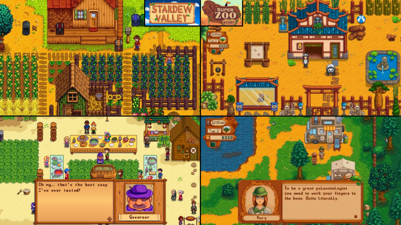 Stardew Valley V. Super Zoo Story Stardew Valley V. Super Zoo Story
