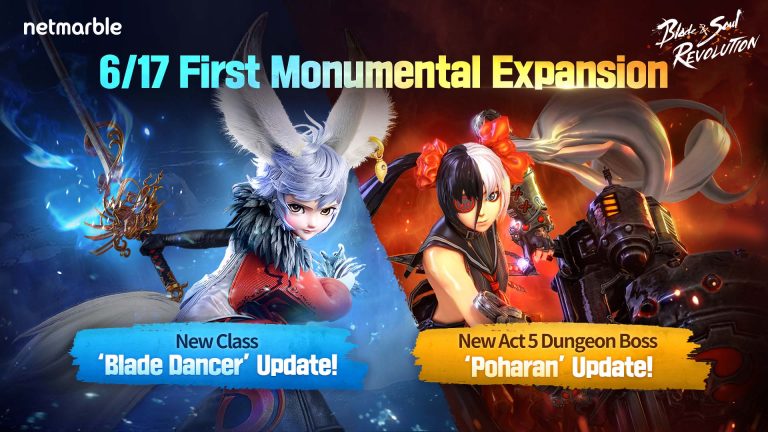 Blade and Soul Revolution Gets Its First Major Update