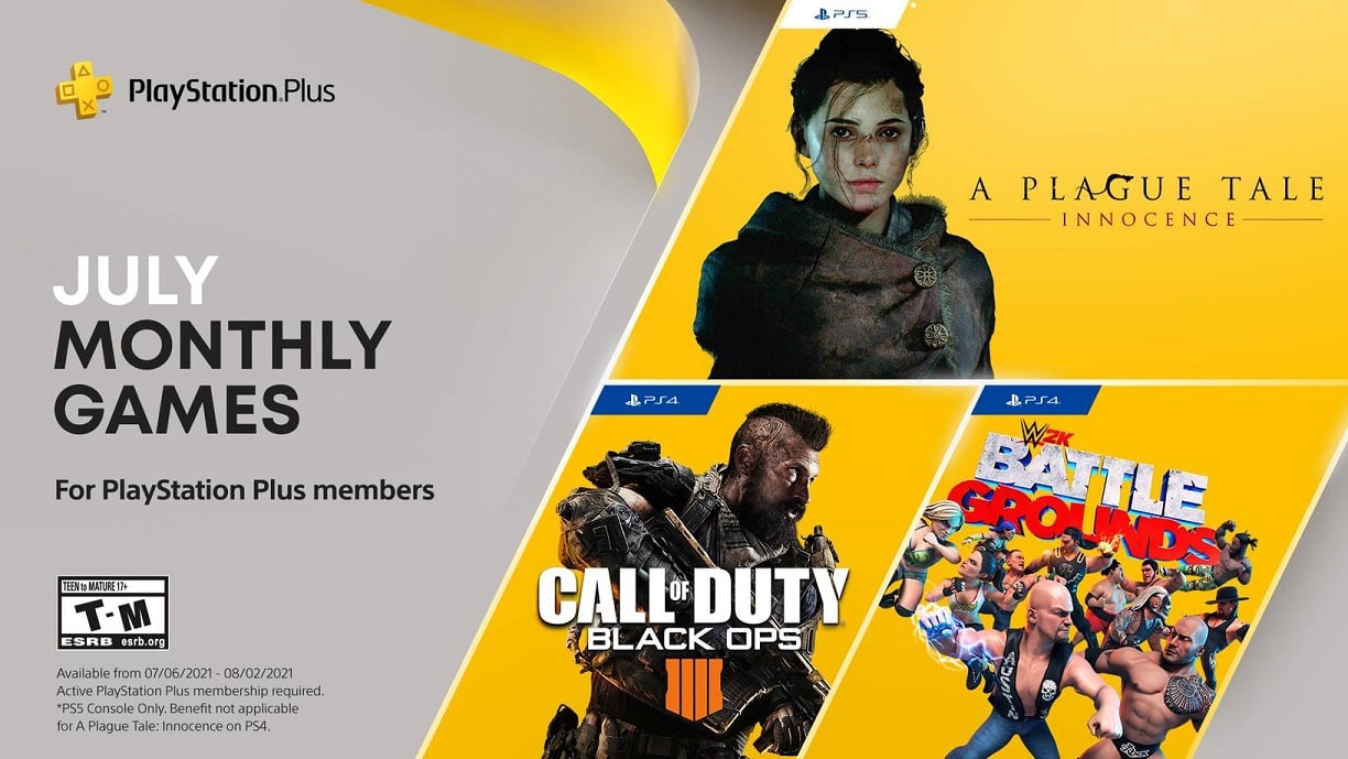 July'S Playstation Plus Games Include Call Of Duty: Black Ops 4 And More