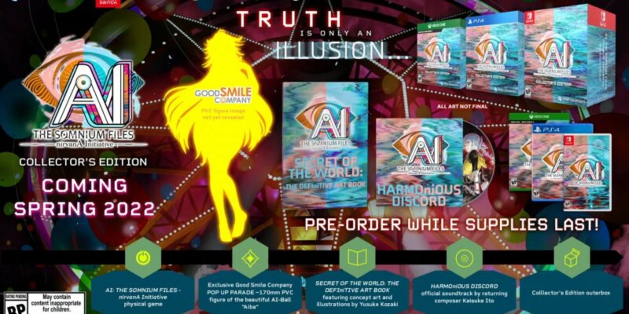 AI: The Somnium Files Sequel Announced, Launches Spring 2022