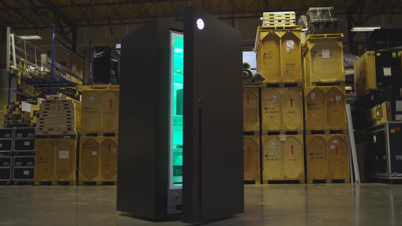 Xbox Series X doubles as a fridge!