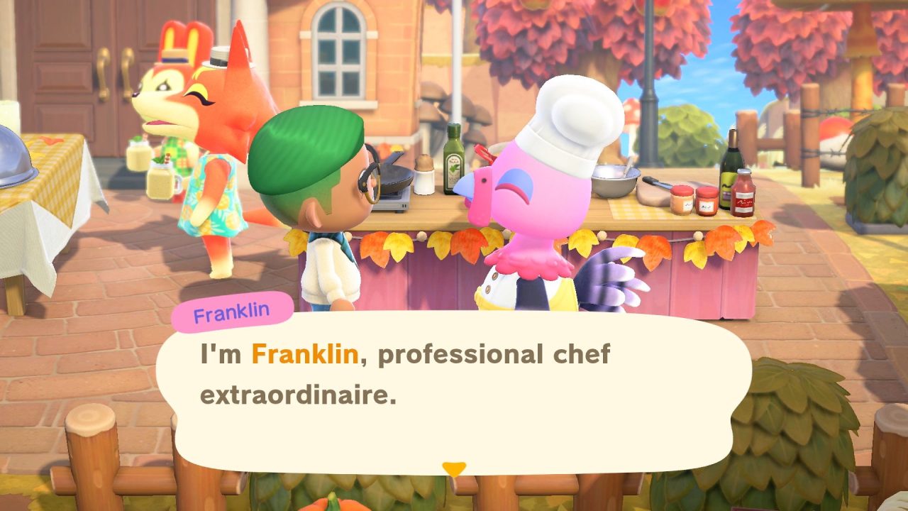 Animal Crossing: New Horizons Turkey Day Reminder