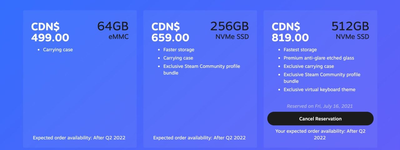 Steam Deck Delayed to February 2022