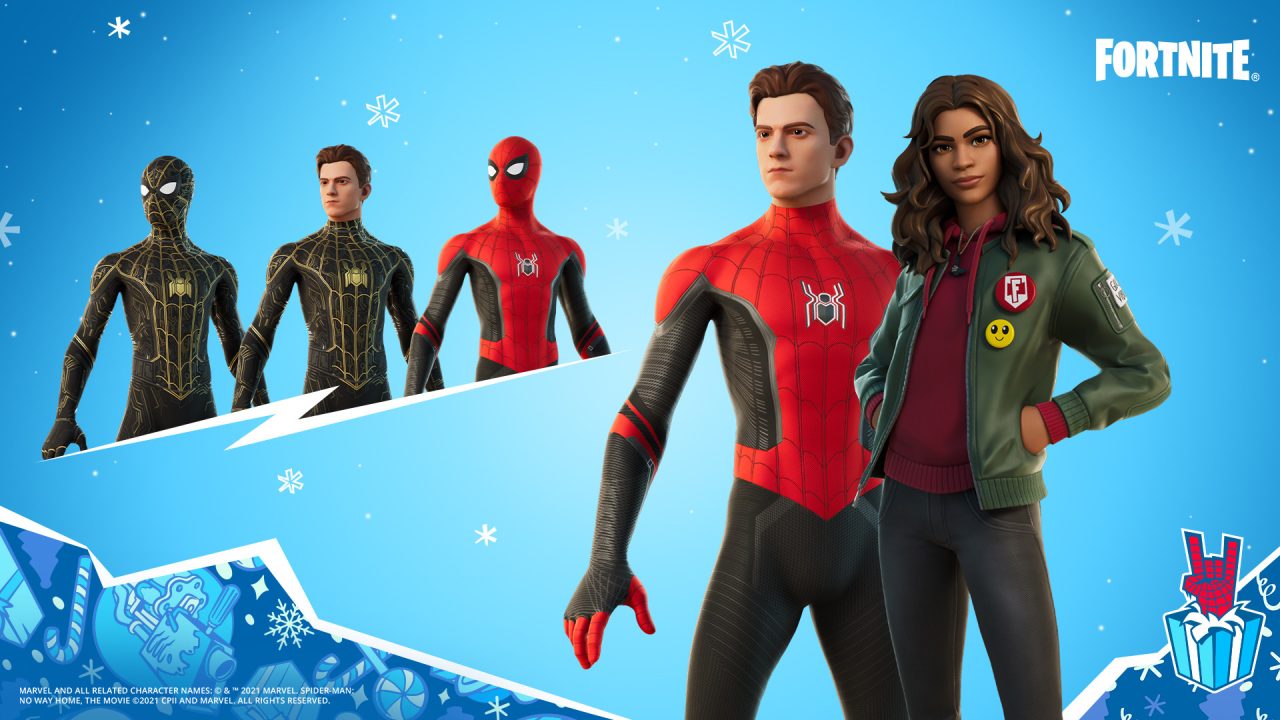 Fortnite s Winterfest Showcases Fresh Spider man Skins Fortnite s Winterfest Showcases Fresh Spider man Skins