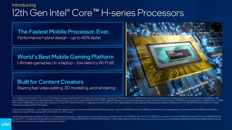 Ces: Intel Engineers Fastest Mobile Processor Ever With 12Th Gen Intel Core Mobile Ces: Intel Engineers Fastest Mobile Processor Ever With 12Th Gen Intel Core Mobile