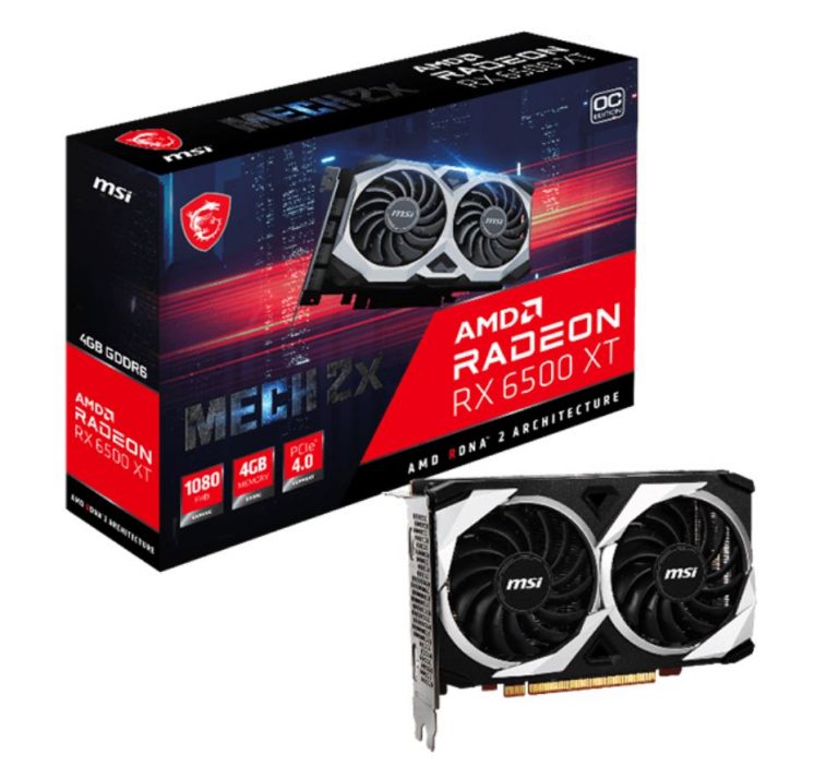 Msi Reveals Custom Amd Radeon™ Rx 6500 Xt Graphics Cards Msi Reveals Custom Amd Radeon™ Rx 6500 Xt Graphics Cards