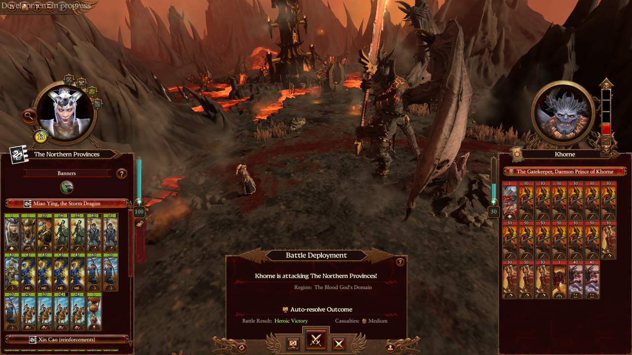 Total War Warhammer III continues the series' hallmark military battles.