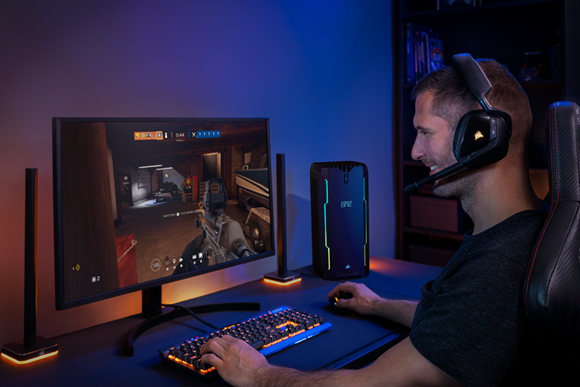 The Power Of One - Corsair Launches New Corsair One I300 Powered By 12Th Gen Intel® Core™ And Ddr5 Corsair One I300 Hero 2