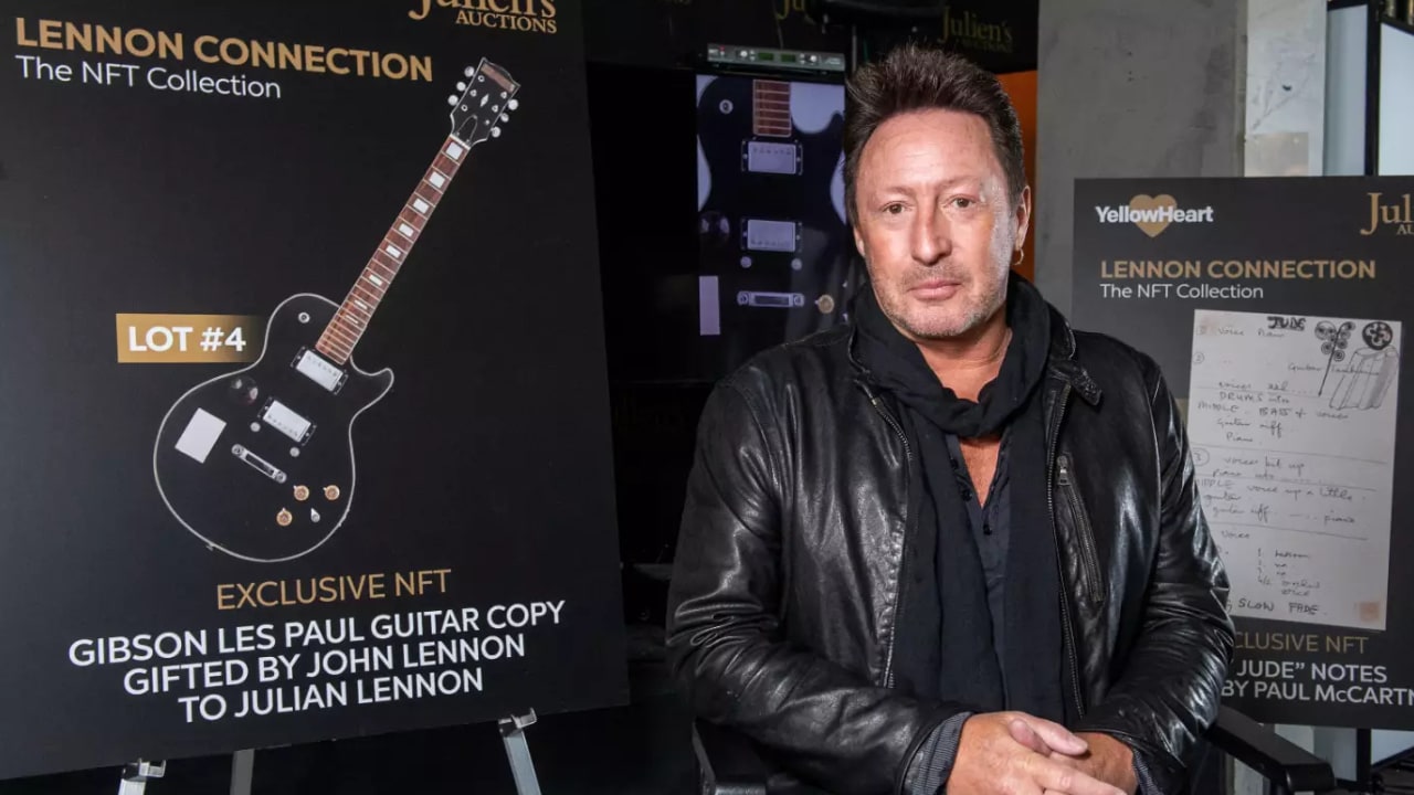 Julian Lennon Dives Into The NFT Market By Offering Tokens Based On Legendary Band 'The Beatles'