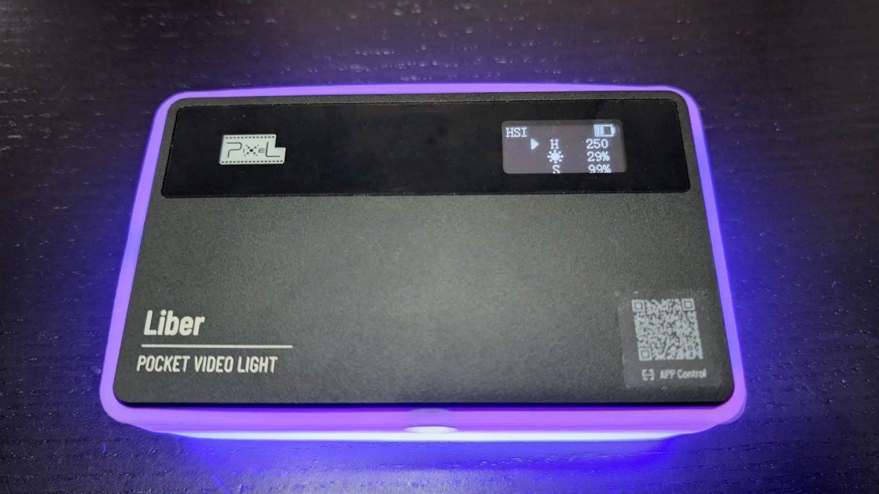 Pixel Liber RGB Pocket Video Light Review 3
