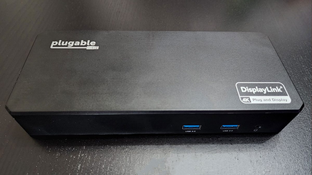Plugable Triple 4K Horizontal Docking Station 4