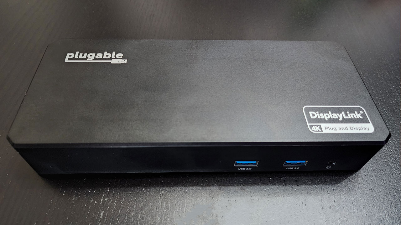 Plugable Triple 4K Horizontal Docking Station 4