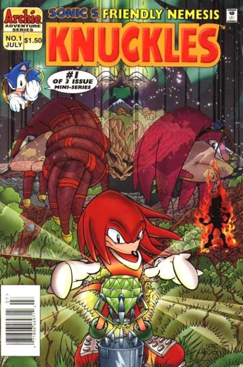 Knuckles Was Arguably The Breakout Supporting Star Of Archie Comics' Sonic The Hedgehog. (Archie Comics; Art, Spaziante &Amp; Mercadoocasio)